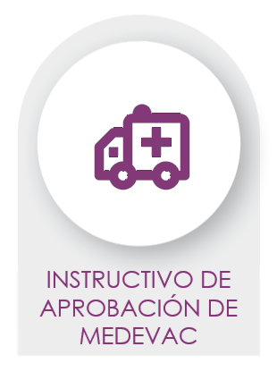 INSTRUCTIVO APROBACIÓN MEDEVAC